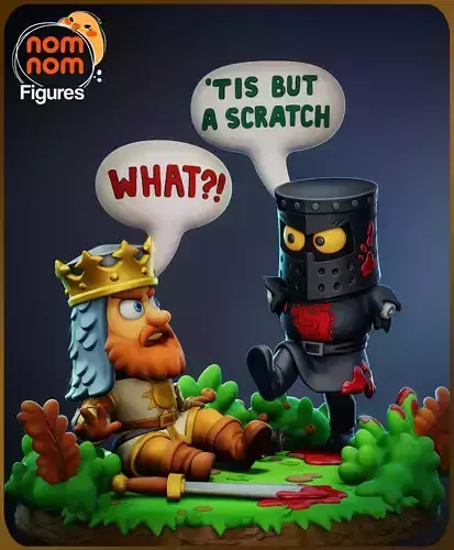 Chibi The Black Knight - Monty Python and the Holy Grail
