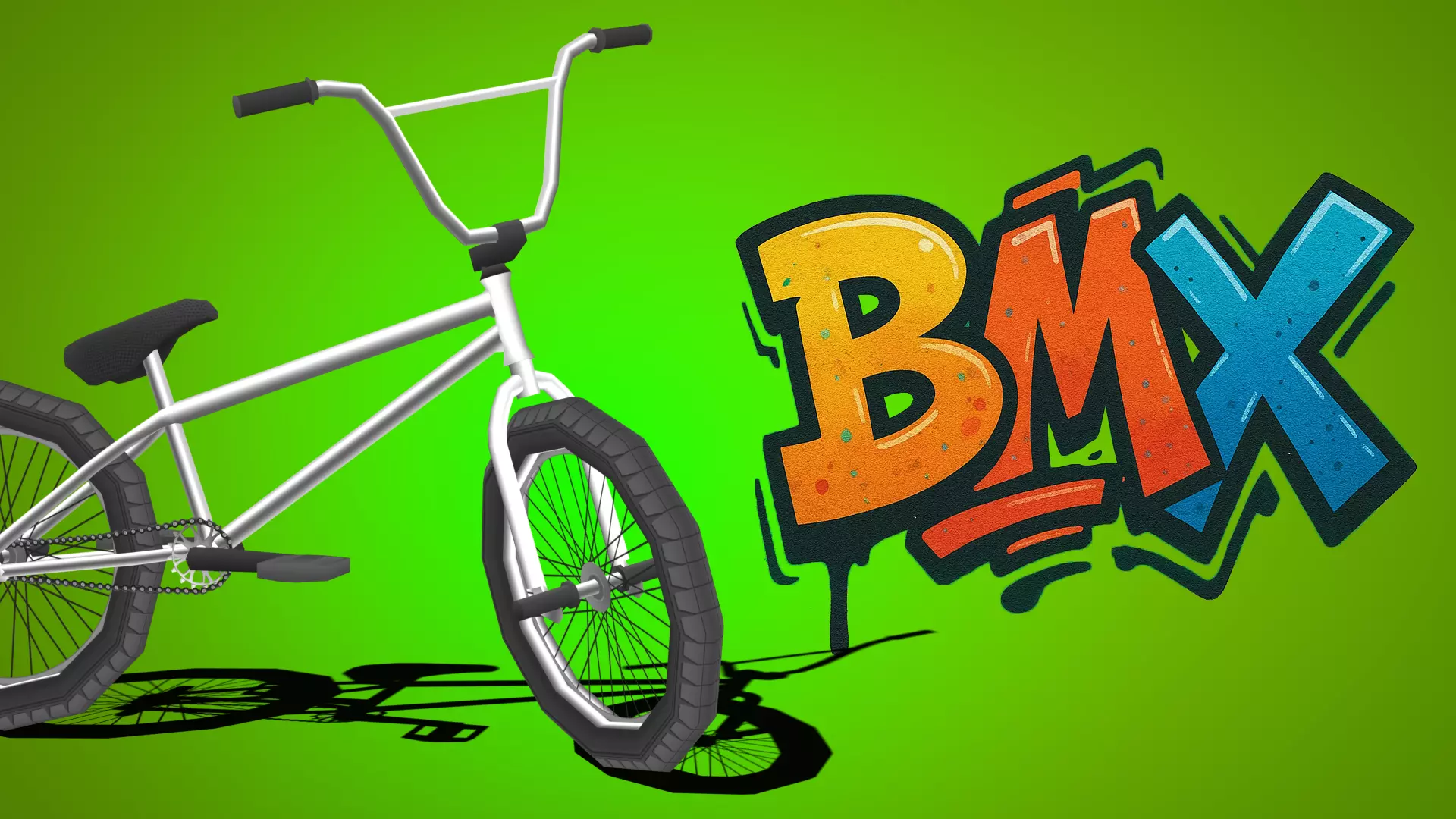 Stylized BMX Bike - Lowpoly and Optimized Low-poly 3D model