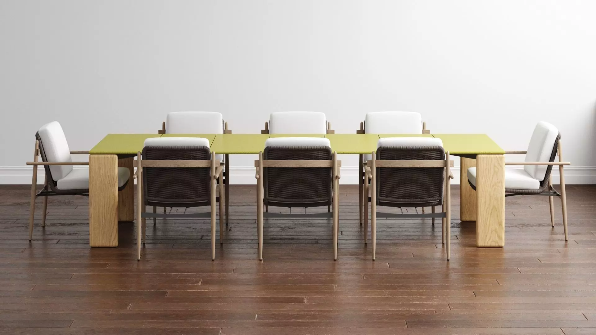 Trio Dining Table by Minotti 3D model_1