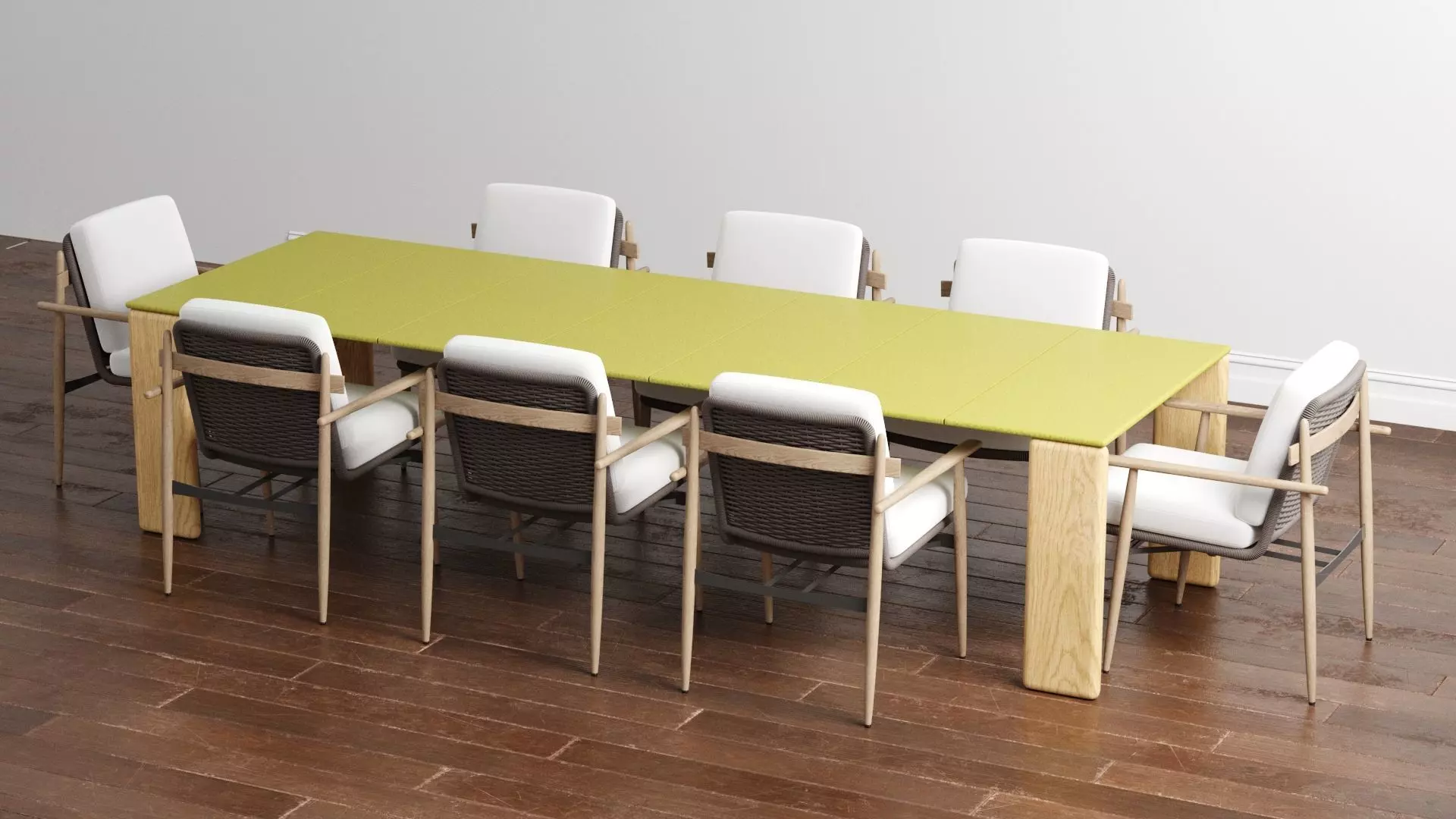 Trio Dining Table by Minotti 3D model_0