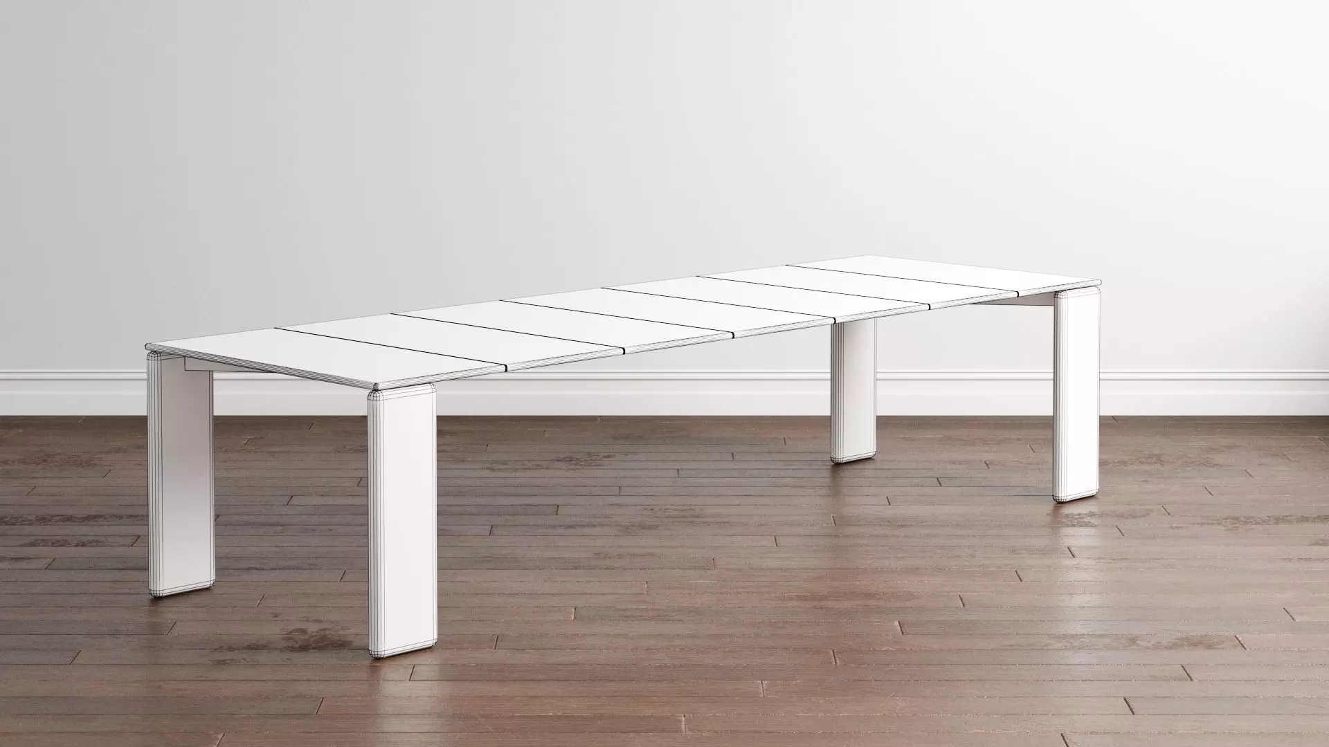 Trio Dining Table by Minotti 3D model_18