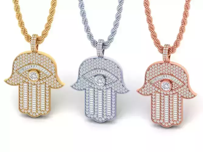 Hamsa hand Pendant