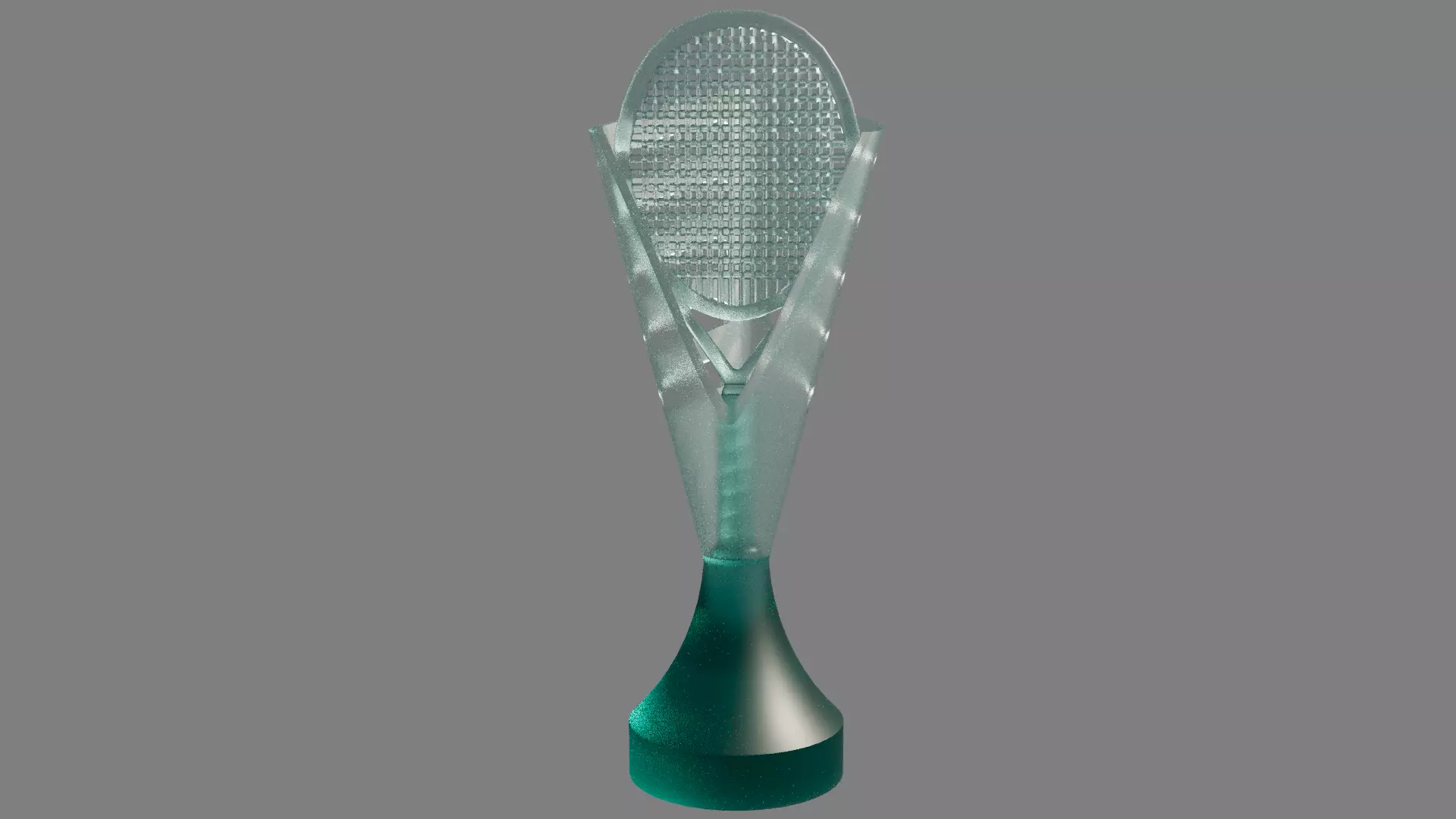 Tennis trophy Free 3D print model_1