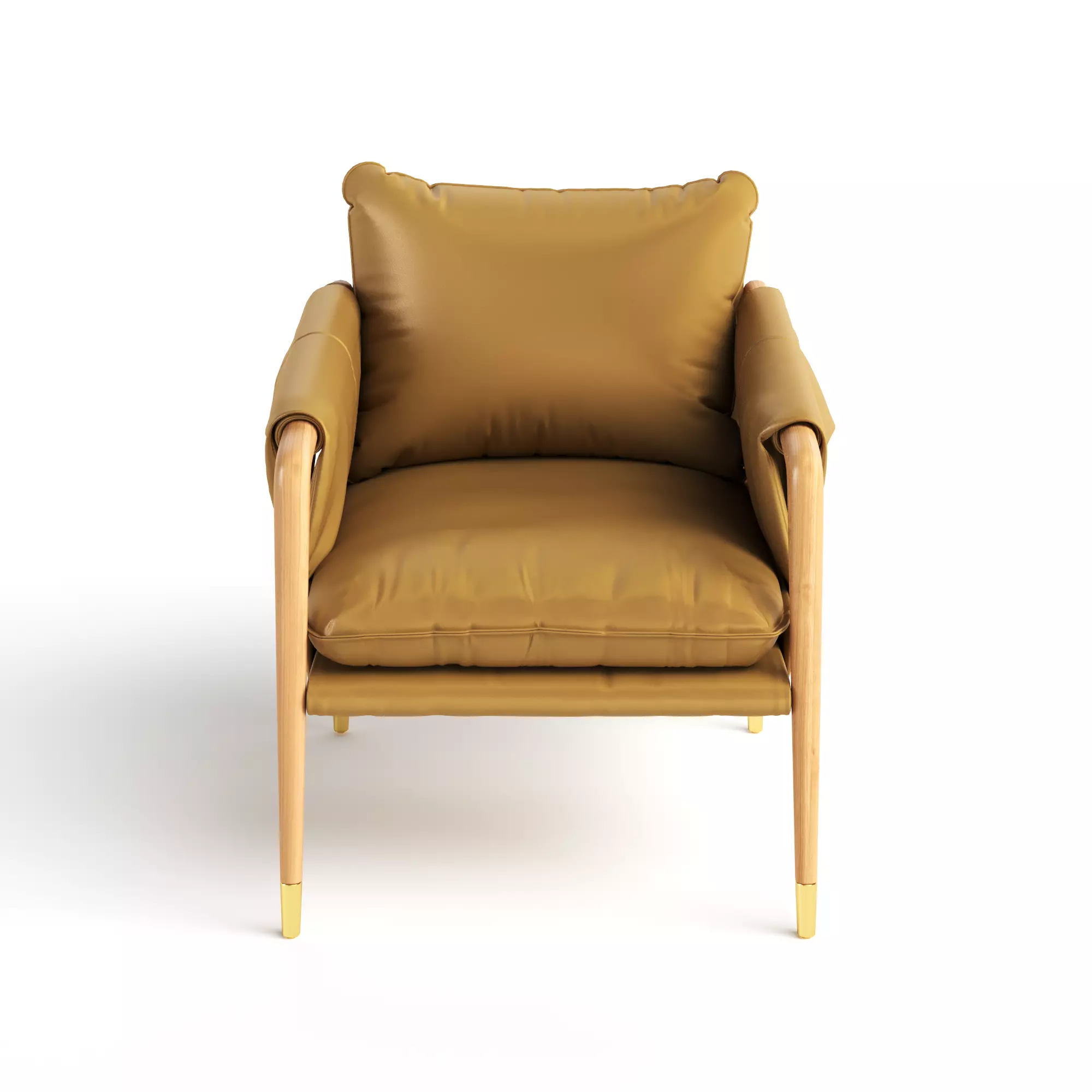 Havana Leather Chair 3D model