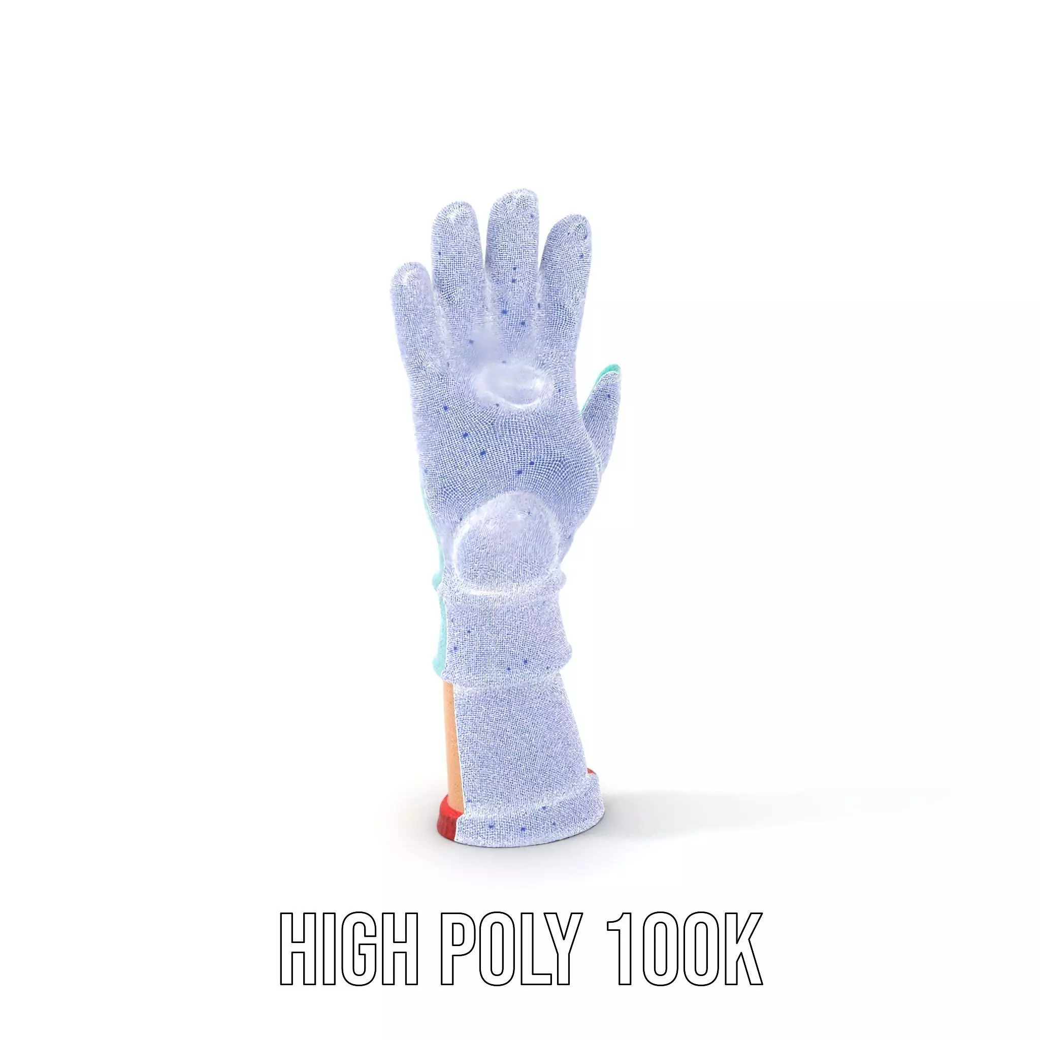 Playful Cartoon Glove Model Pack Low-poly 3D model_4