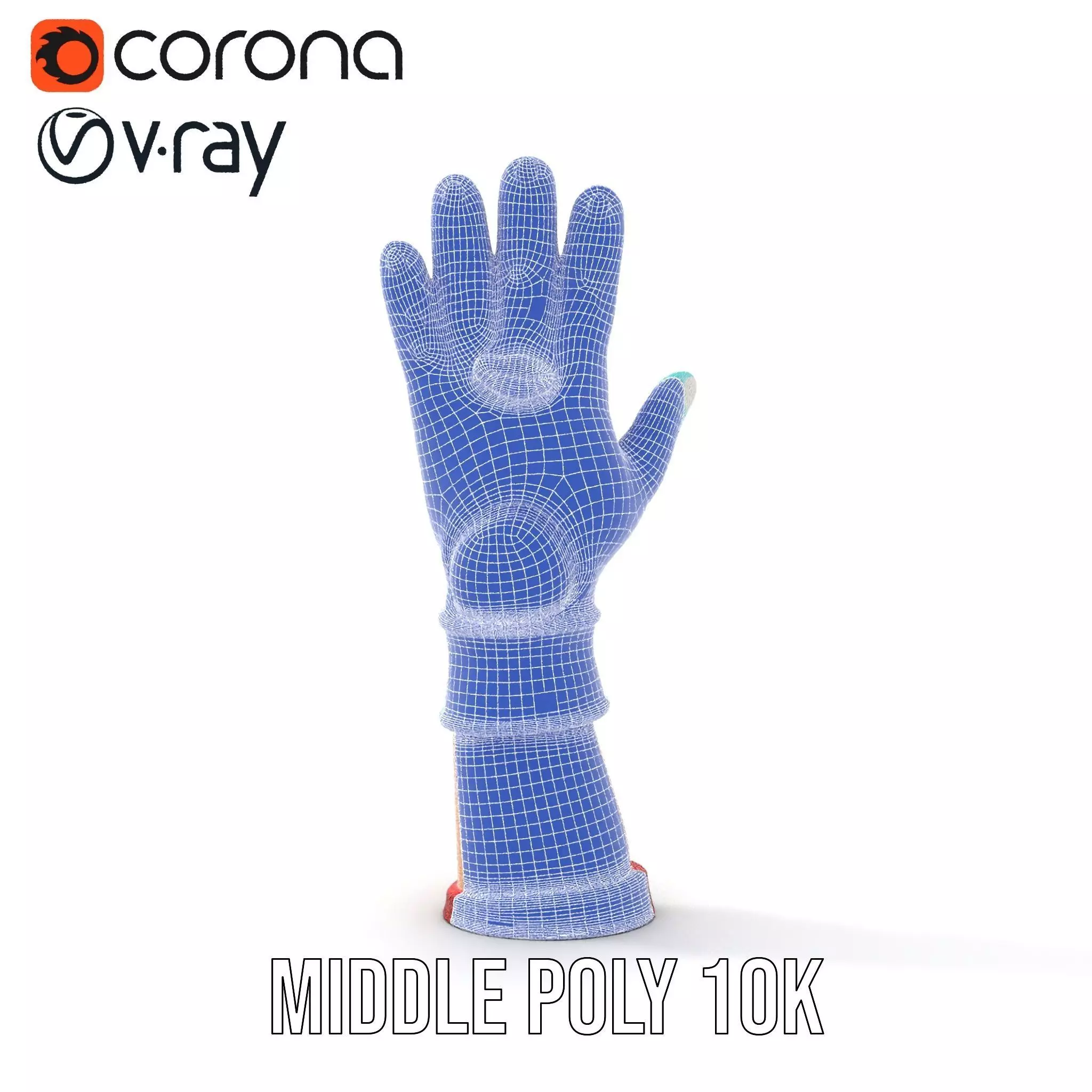 Playful Cartoon Glove Model Pack Low-poly 3D model_26