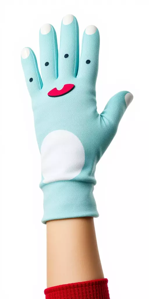 Playful Cartoon Glove Model Pack Low-poly 3D model_2