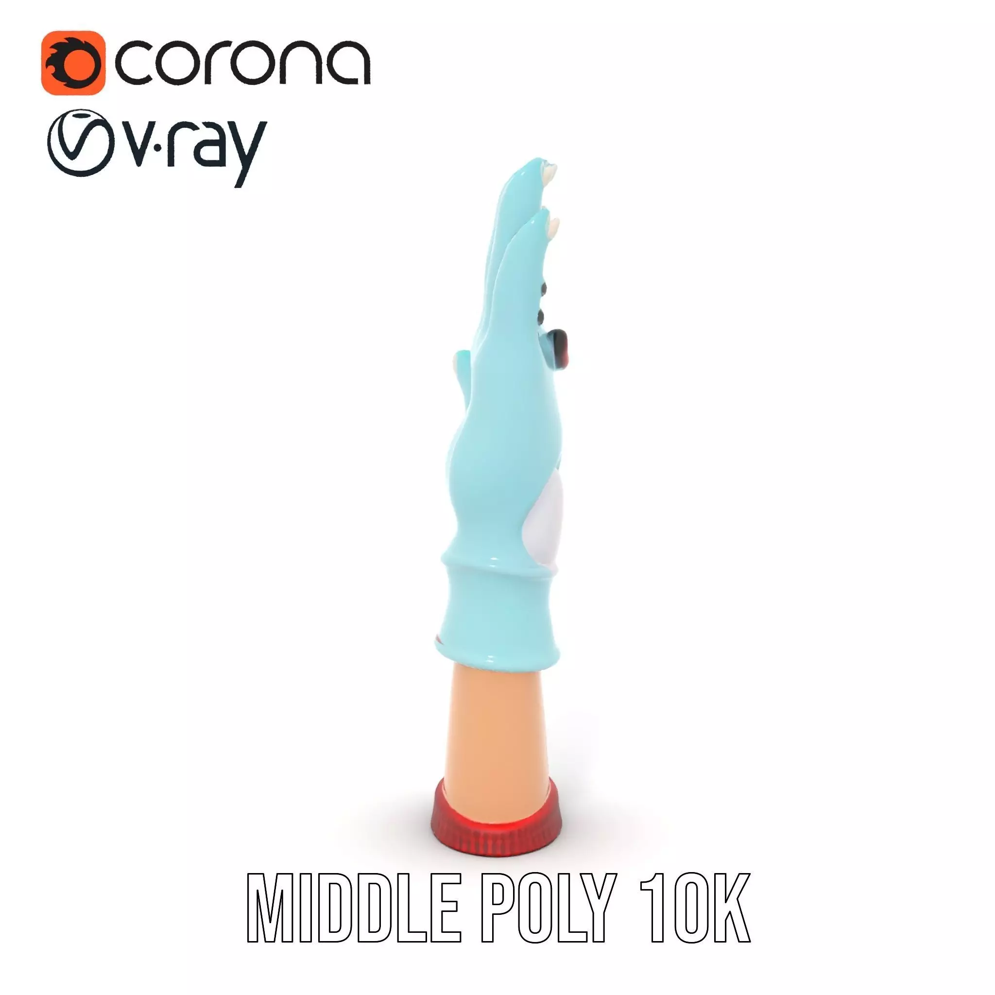 Playful Cartoon Glove Model Pack Low-poly 3D model_18