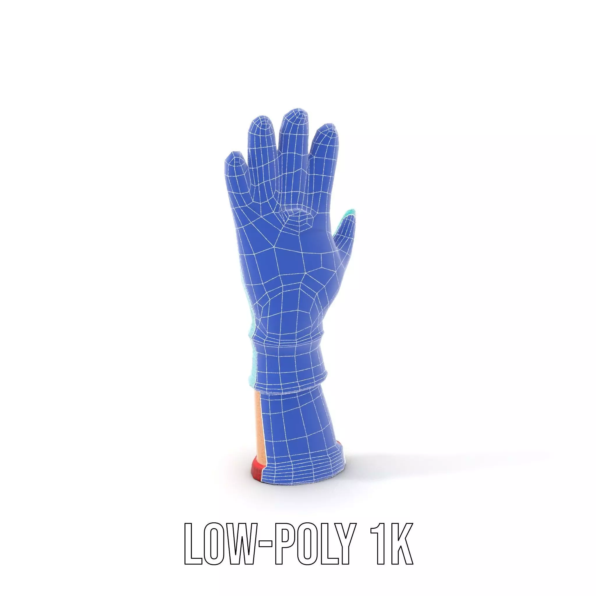 Playful Cartoon Glove Model Pack Low-poly 3D model_19