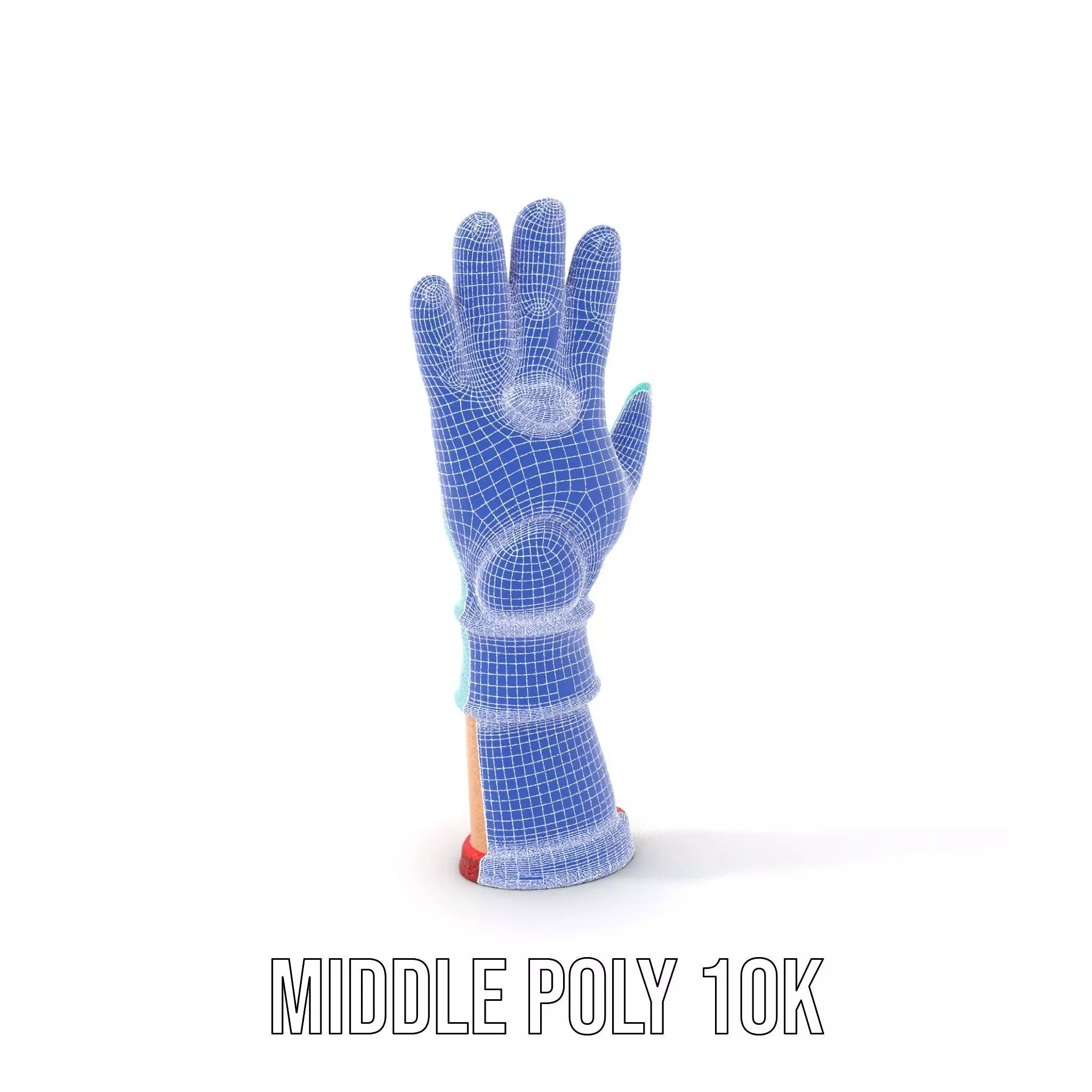 Playful Cartoon Glove Model Pack Low-poly 3D model_5