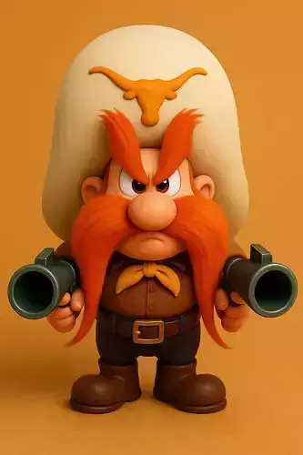 Yosemite Sam From Looney Tunes 3D print model