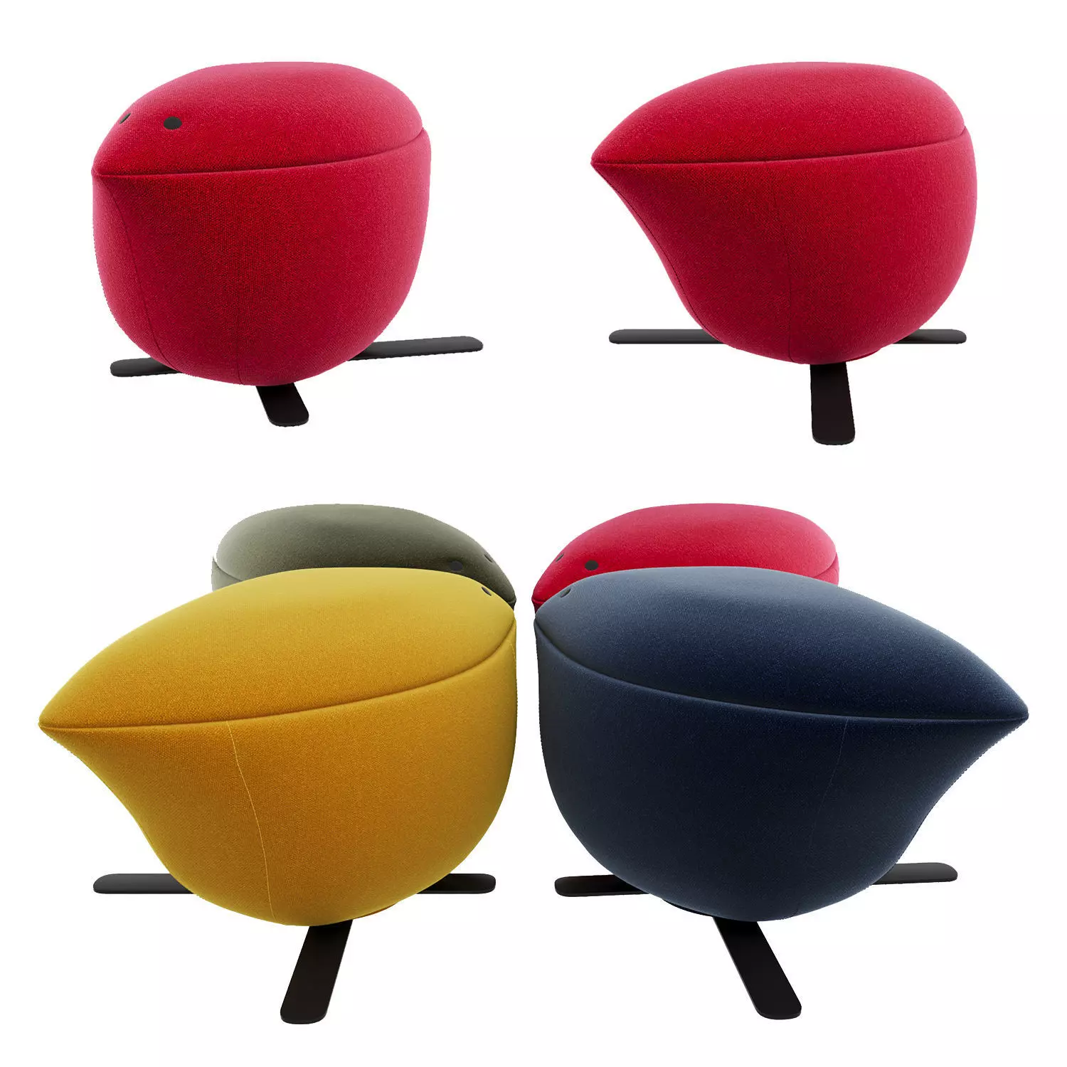 Ottoman LVBAN X933 3D model