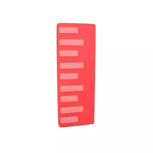Ruler Icon v1 003 Low-poly 3D model
