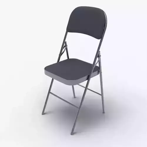 Realistic Folding Chair 3D Model  High Quality 3D model