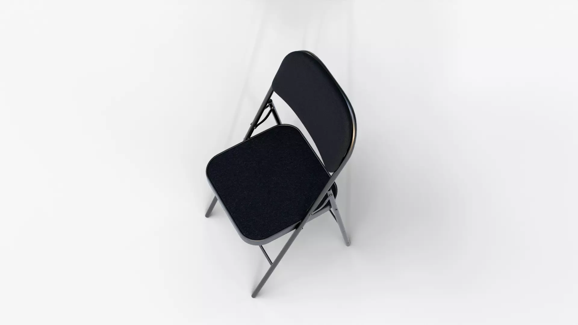 Realistic Folding Chair 3D Model High Quality Low-poly 3D model_3
