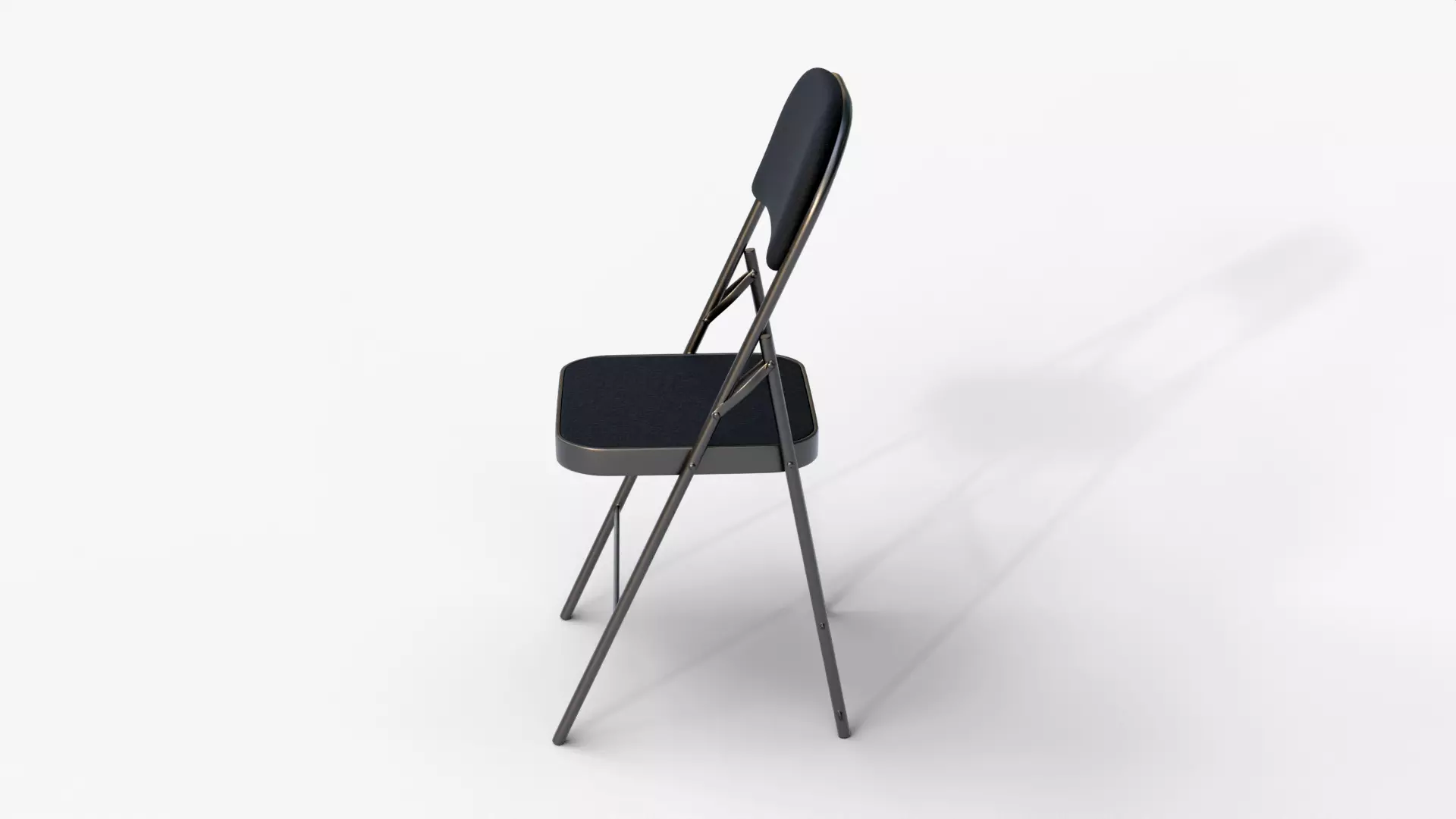 Realistic Folding Chair 3D Model High Quality Low-poly 3D model_9