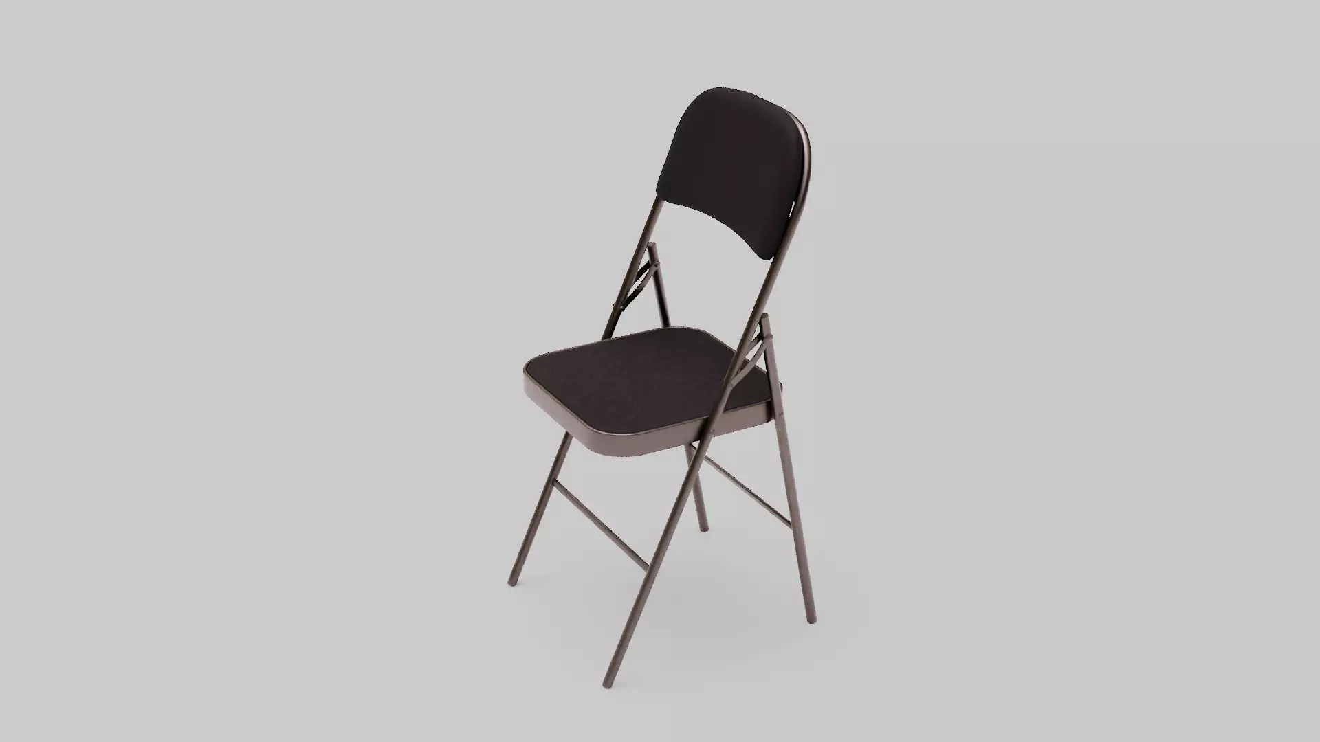 Realistic Folding Chair 3D Model High Quality Low-poly 3D model_6