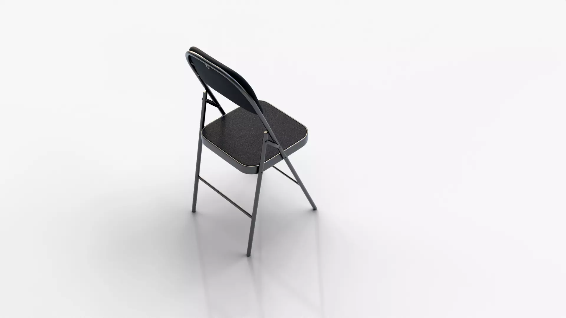Realistic Folding Chair 3D Model High Quality Low-poly 3D model_5