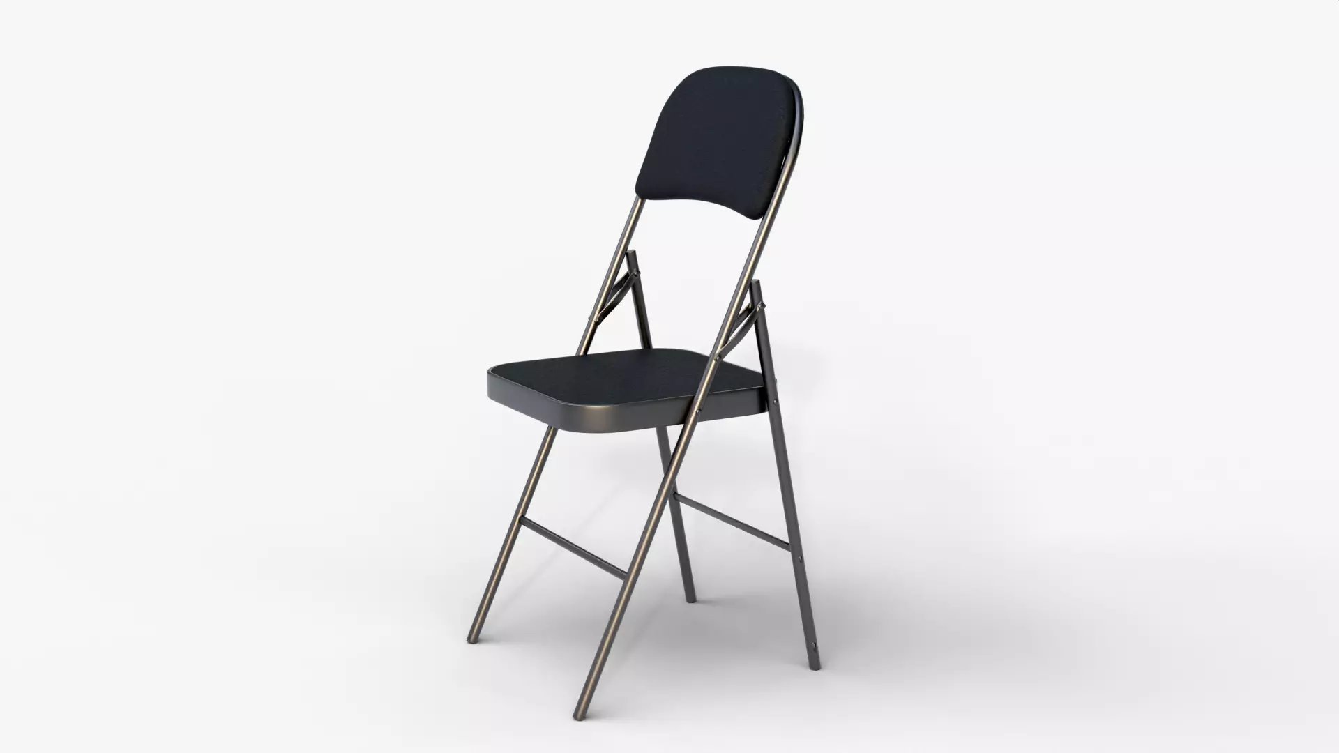 Realistic Folding Chair 3D Model High Quality Low-poly 3D model_8