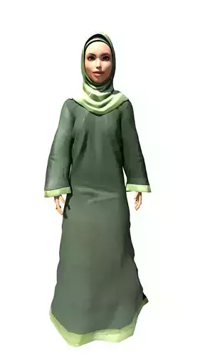 Arab Girl with Rig