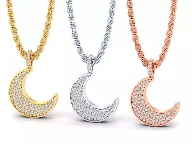 Small Moon Pendant