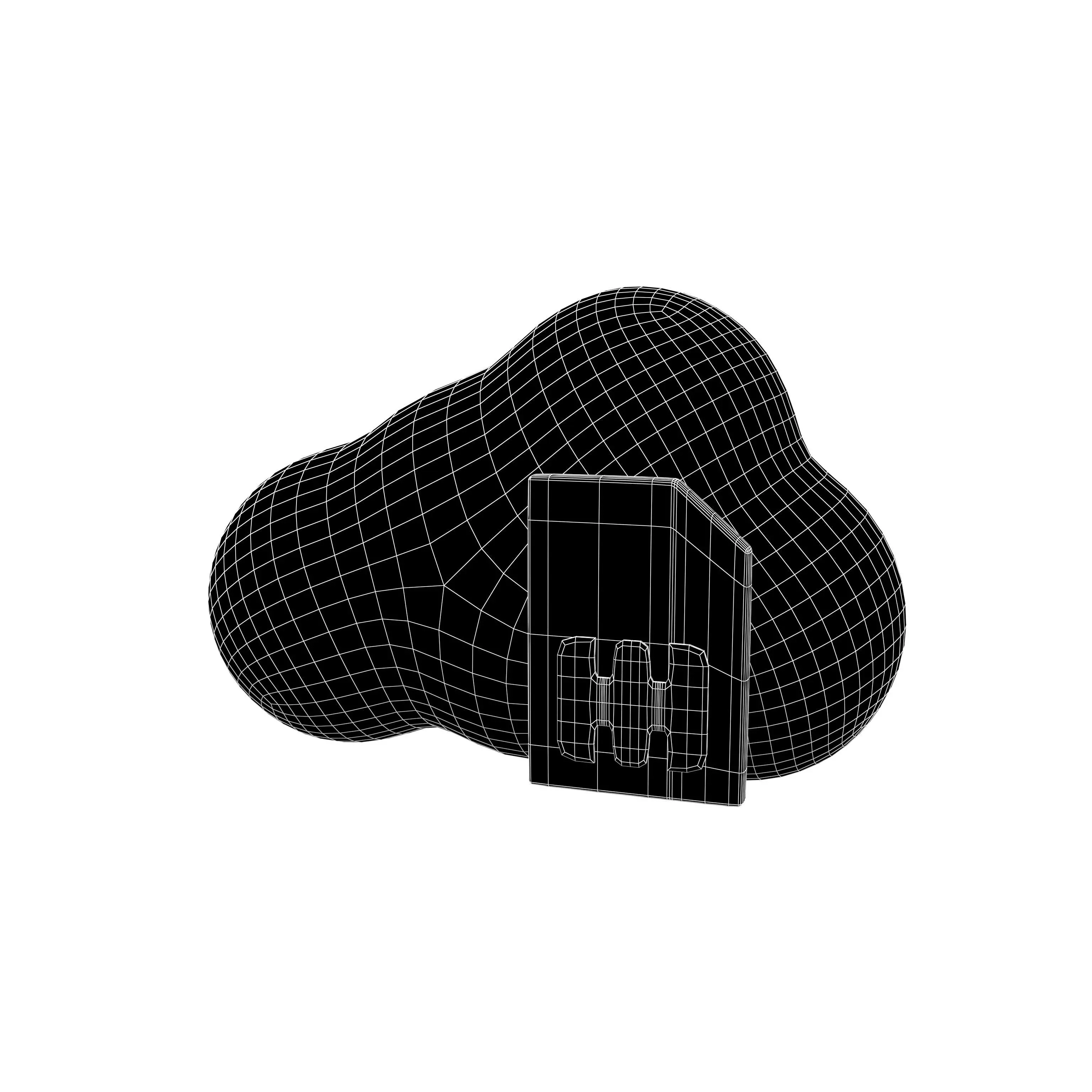 eSim Card Icon v1 002 Low-poly 3D model_4