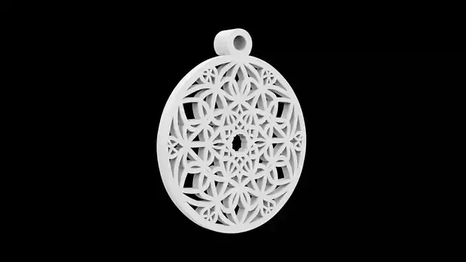 Sacred Geometry Pendant 3D Print Model 3D print model