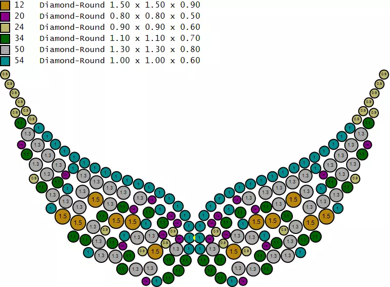 Small Wings 3d Pendant 3D print model_4