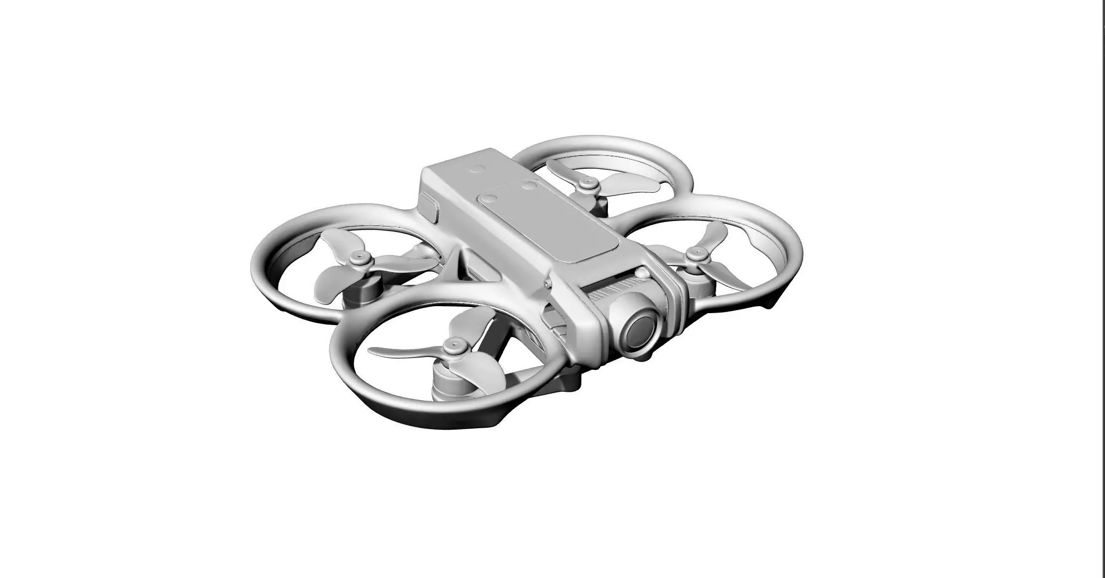 DJI Avata 2 - 3D Printable - STL - PBR Corona Renderer Ready 3D model_4