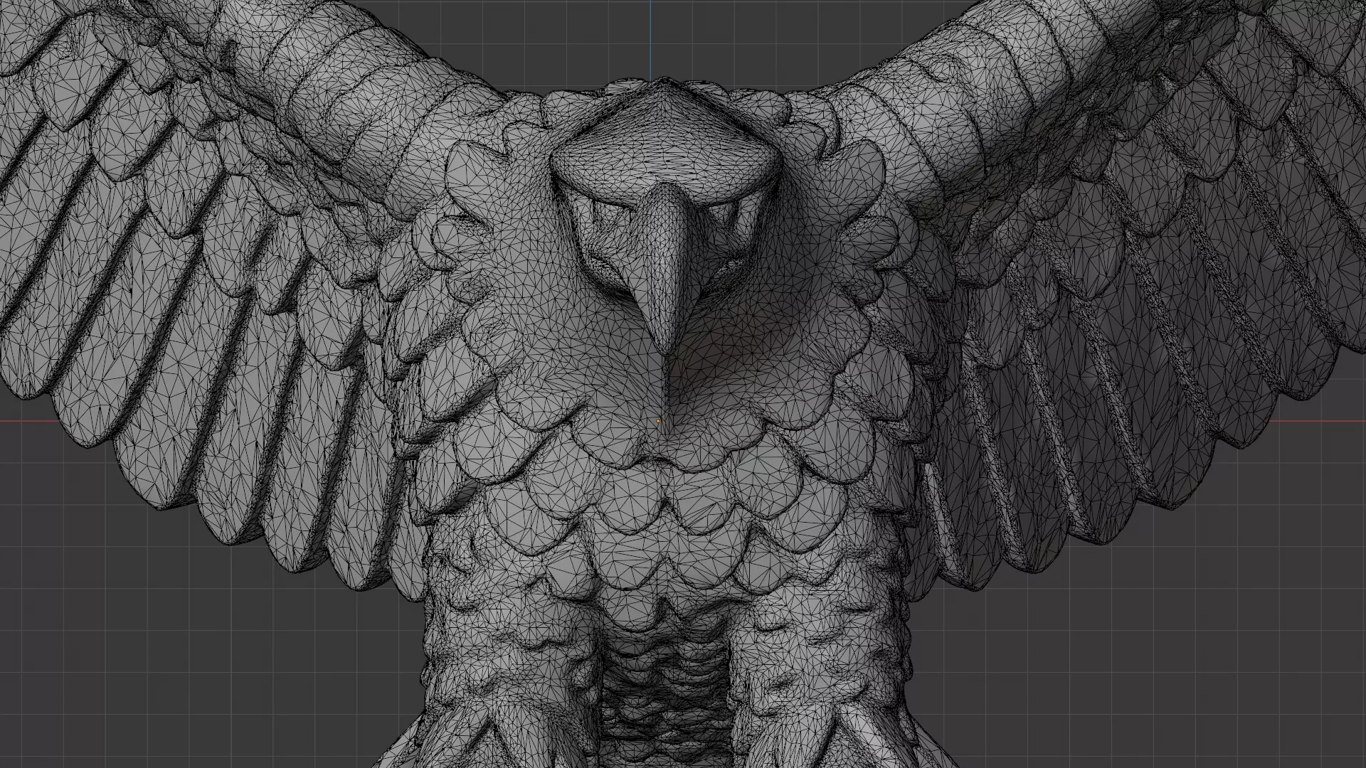 Soaring Bald Eagle 3D Print Sculpture 3D print model_7