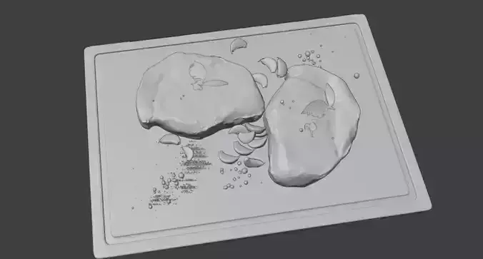 GrilledSteakOnCuttingBoard3DModel 3D model 4