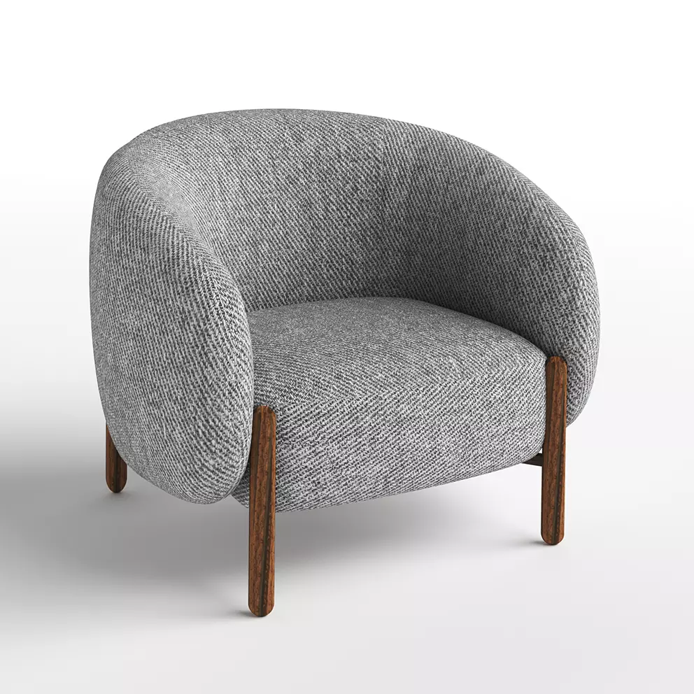 cocktail chair 3D model_1
