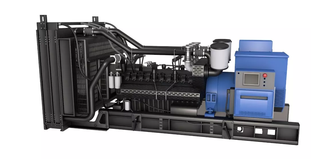 Industrial Diesel Generator 3D model