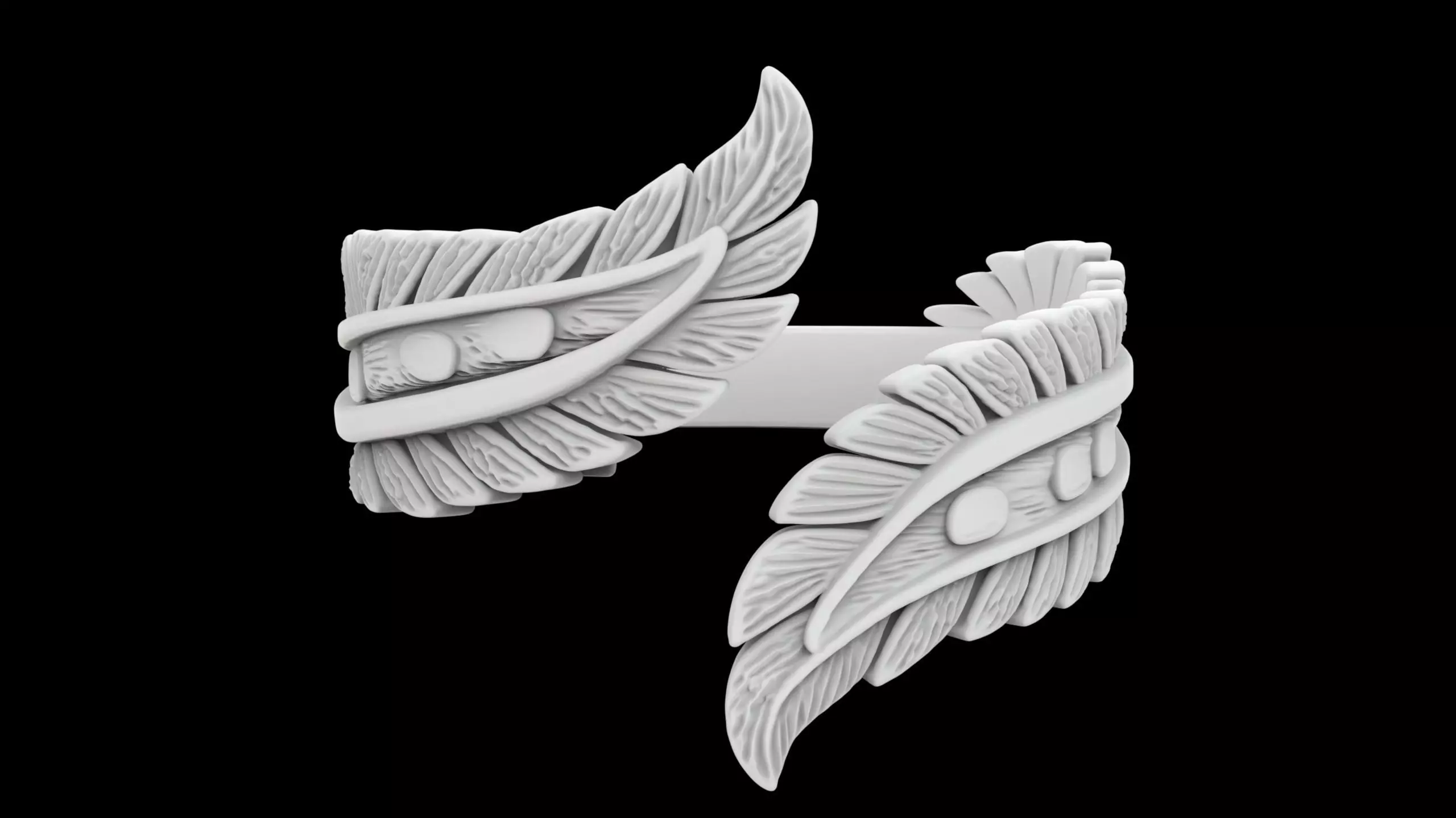 Wing Ring 3D Print Model 3D print model