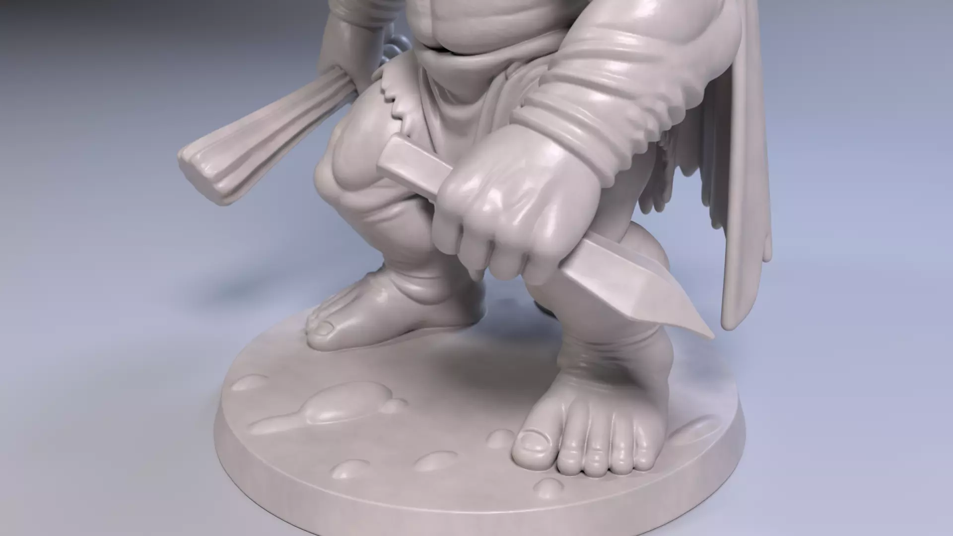 Mountain Troll 3D Printable Fantasy Monster Free 3D print model_10