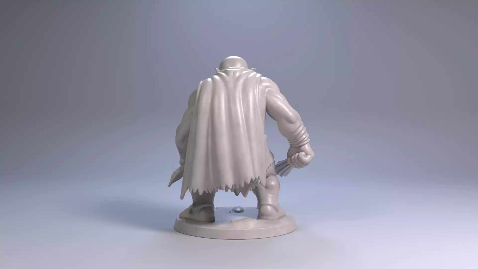 Mountain Troll 3D Printable Fantasy Monster Free 3D print model_16