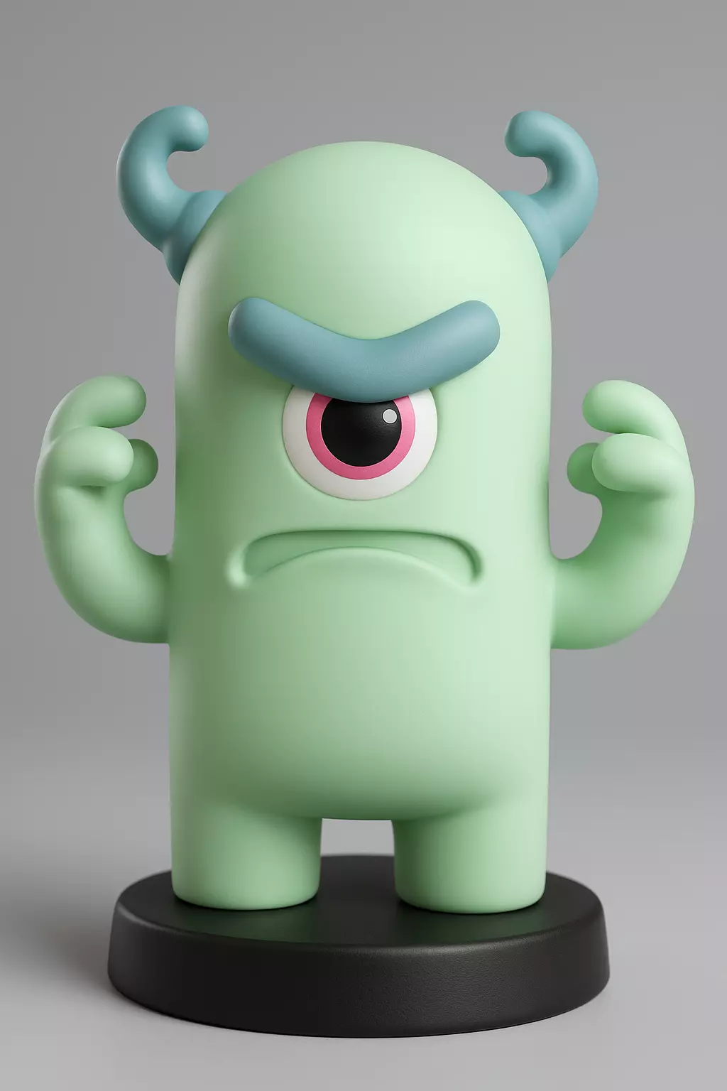 One-Eyed Monster 3D print model_1