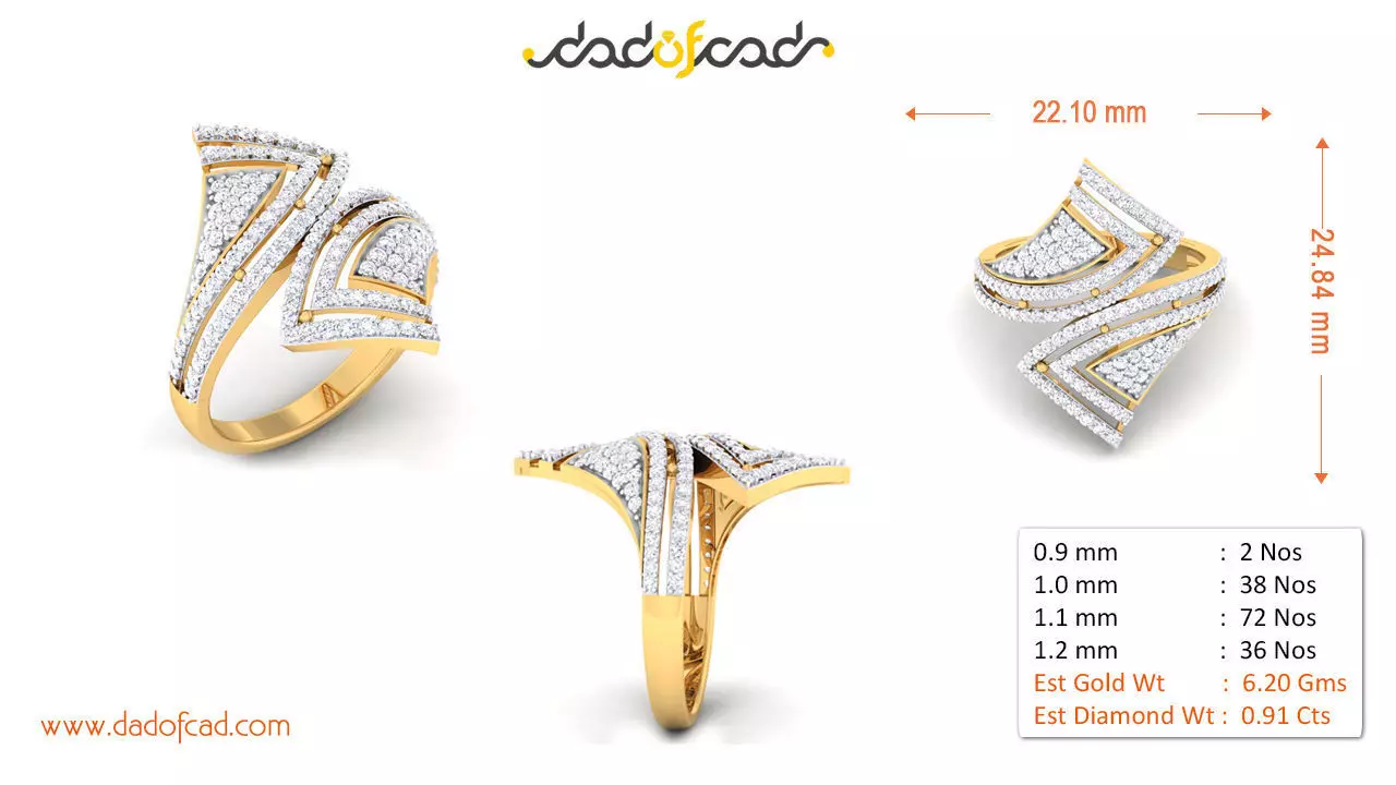 White Gold Eternity Band Ring 3D print model