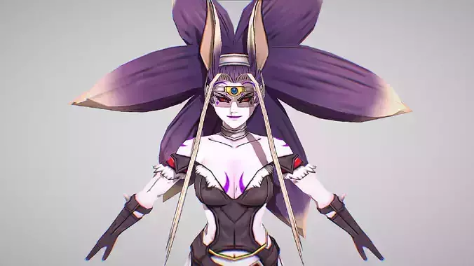 Juliante - Dragon Quest X - Demon Boss Low-poly 3D model