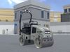 Road Roller Version-1 gray Low-poly 3D model_1