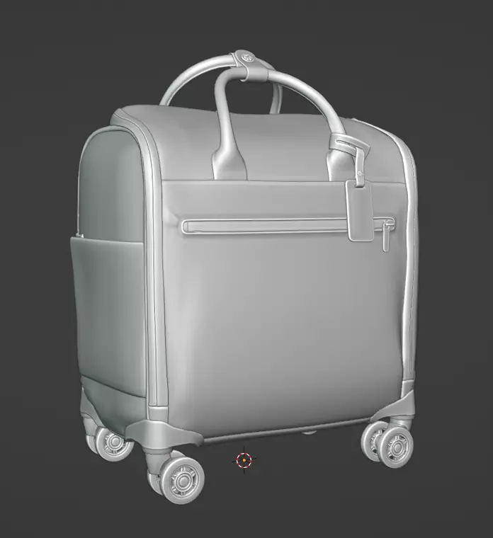 Travel Bag  Low-poly 3D model_10