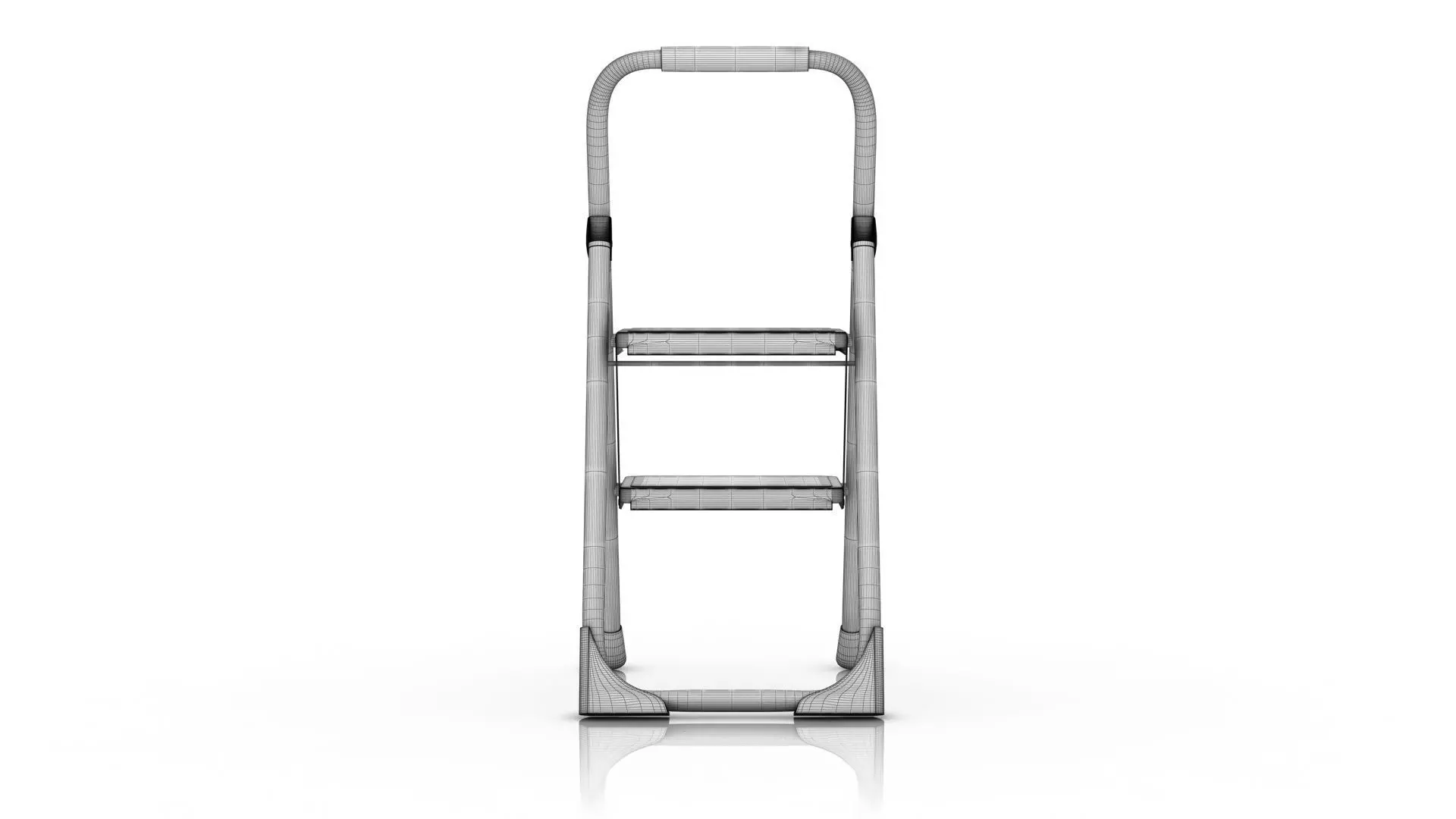 Foldable Ladder 3D model_9