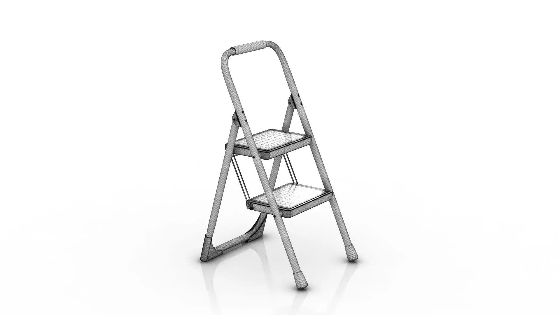 Foldable Ladder 3D model_10