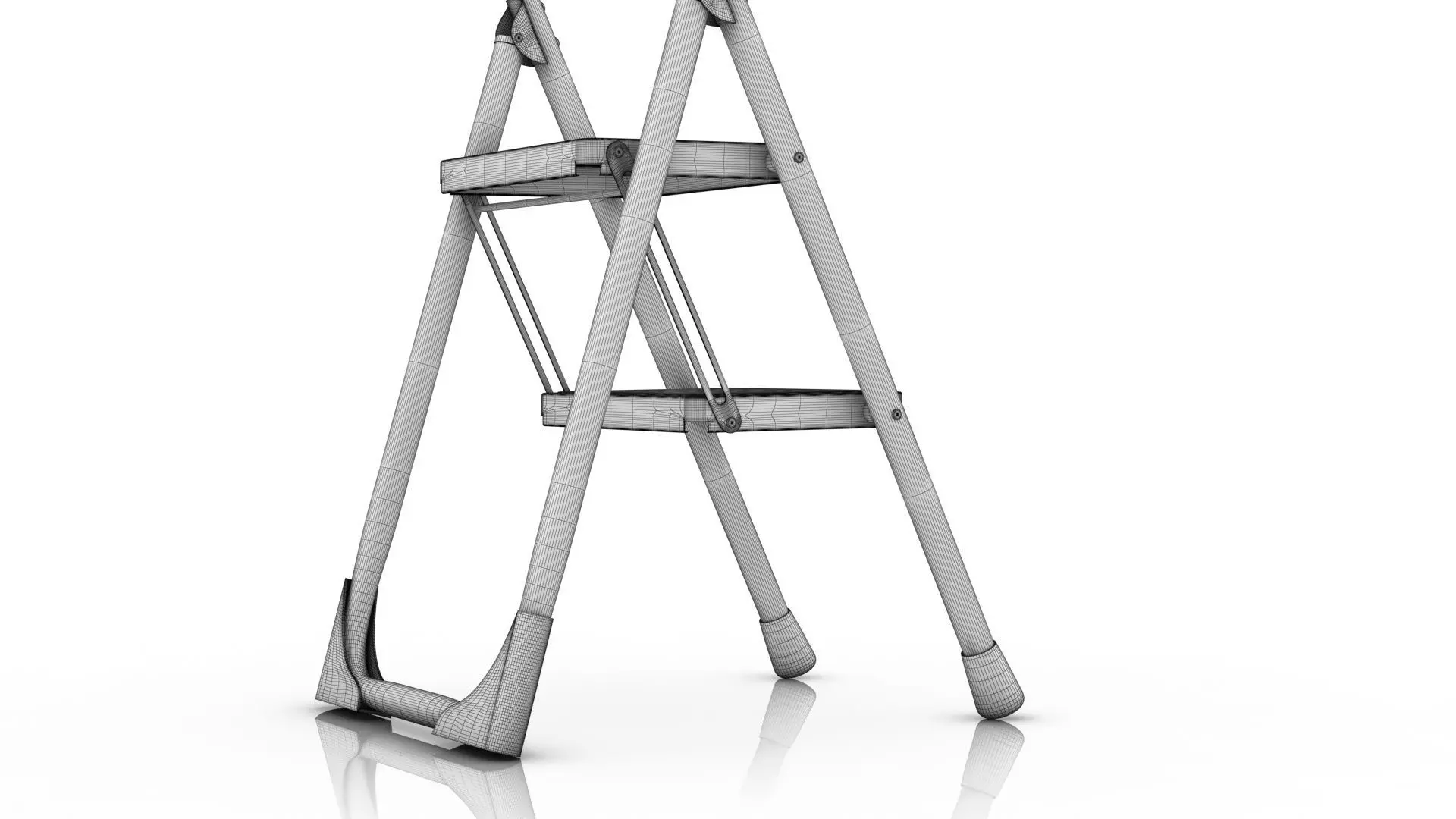 Foldable Ladder 3D model_12