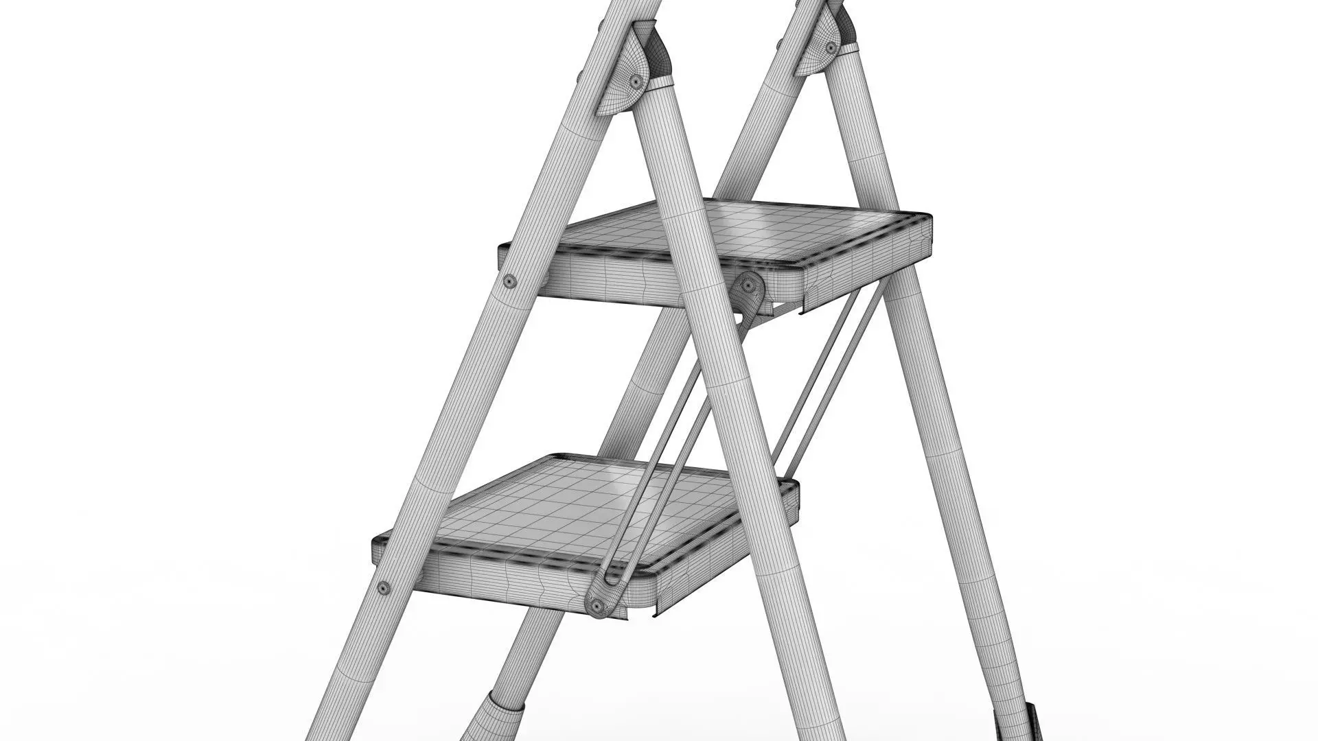 Foldable Ladder 3D model_13