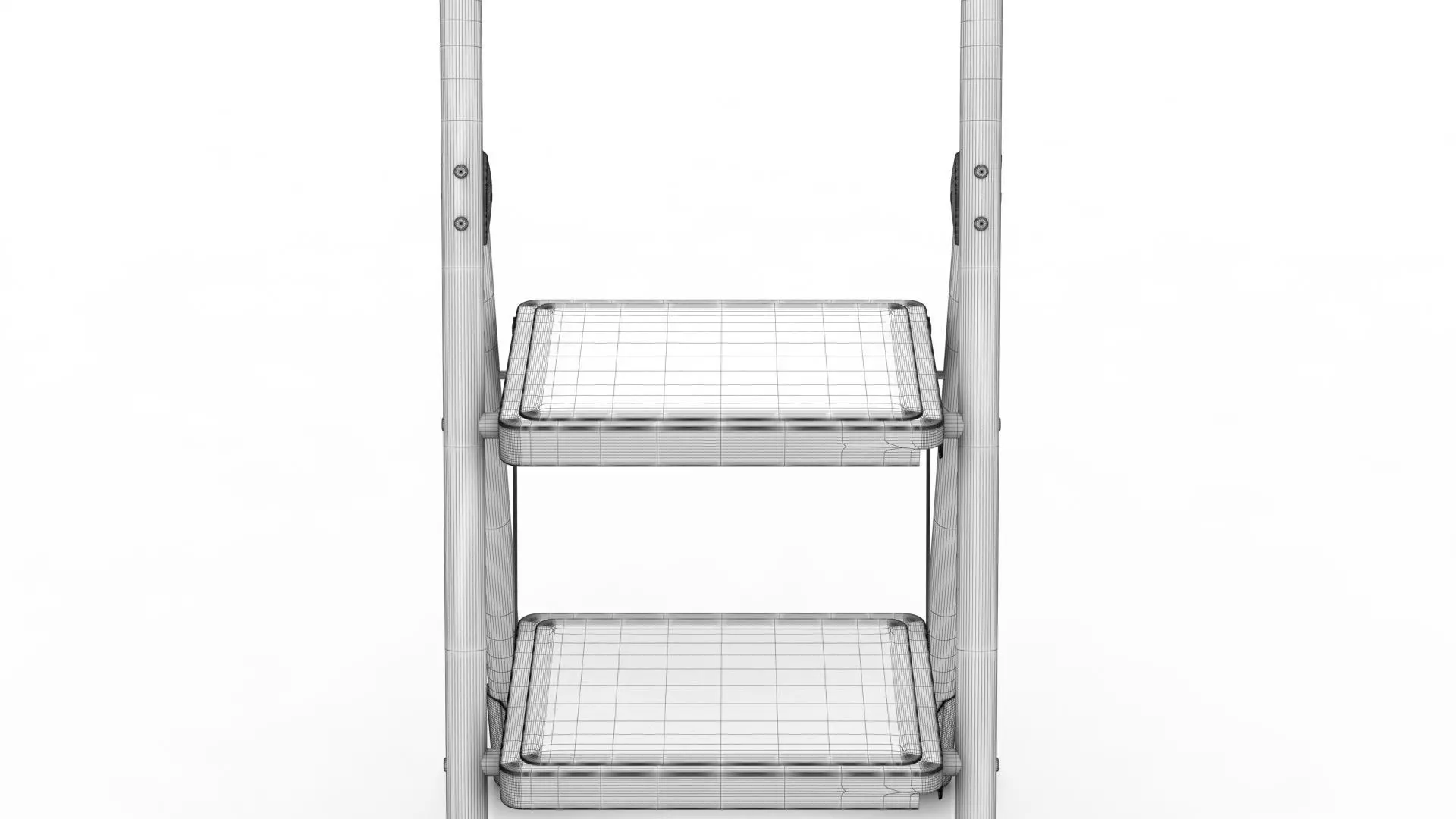 Foldable Ladder 3D model_8