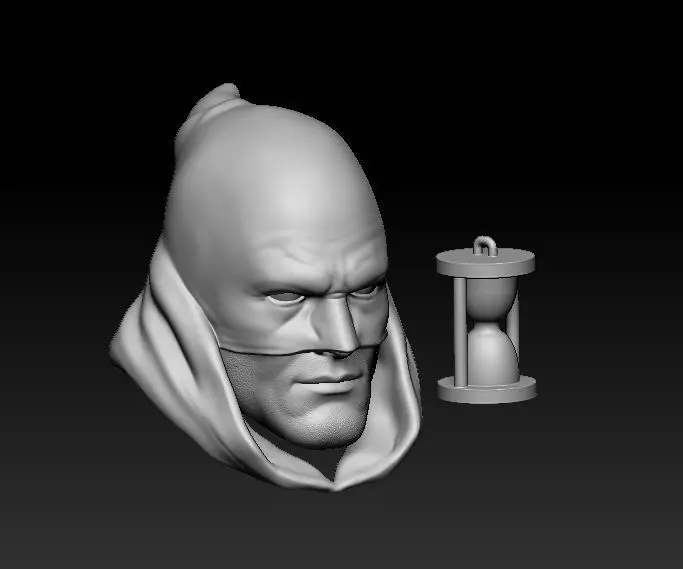 Hourman Headsculpt for Action Figures 3D print model_1