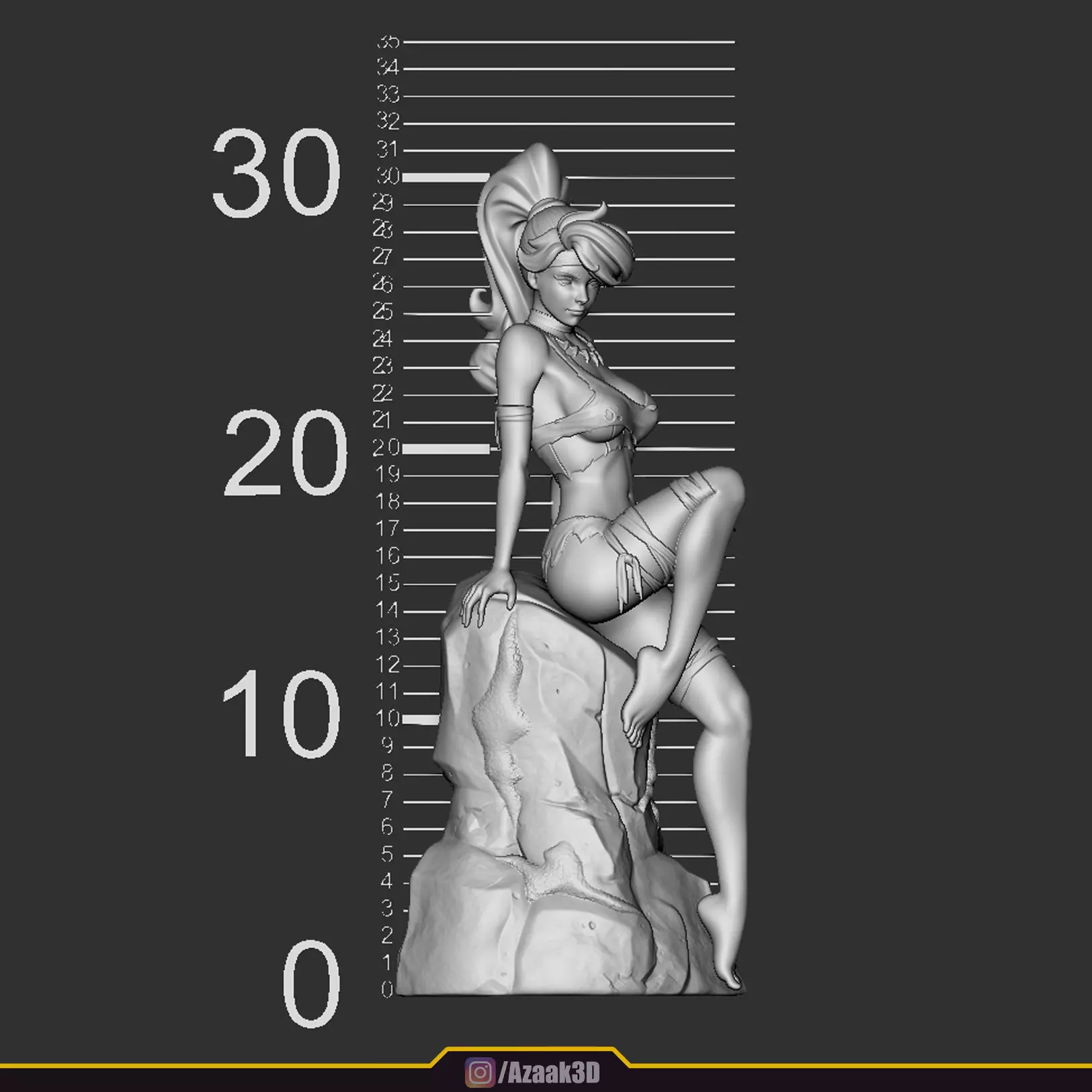 Savage Lands Rogue 3D print model_3