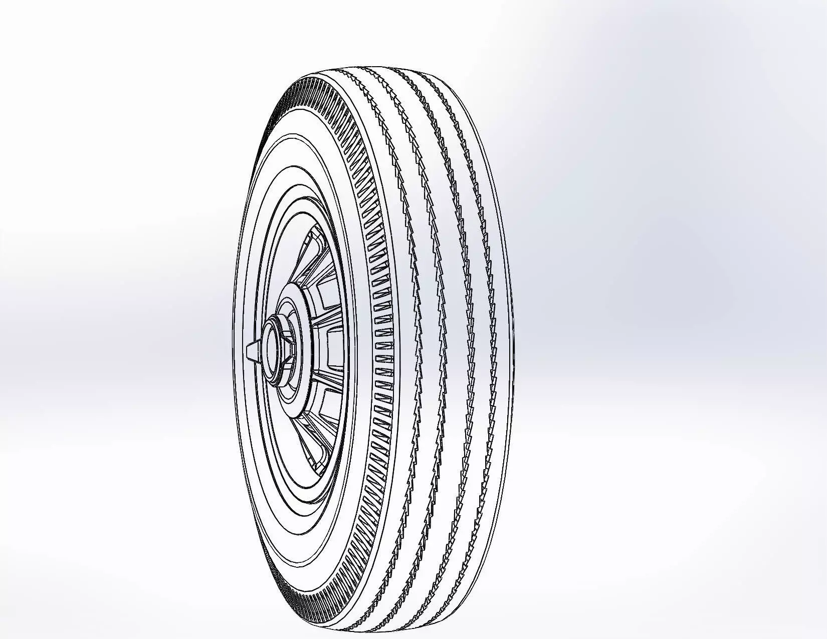 Wheel Oldsmobile Starfire 1964 for scale model 3D print model_5