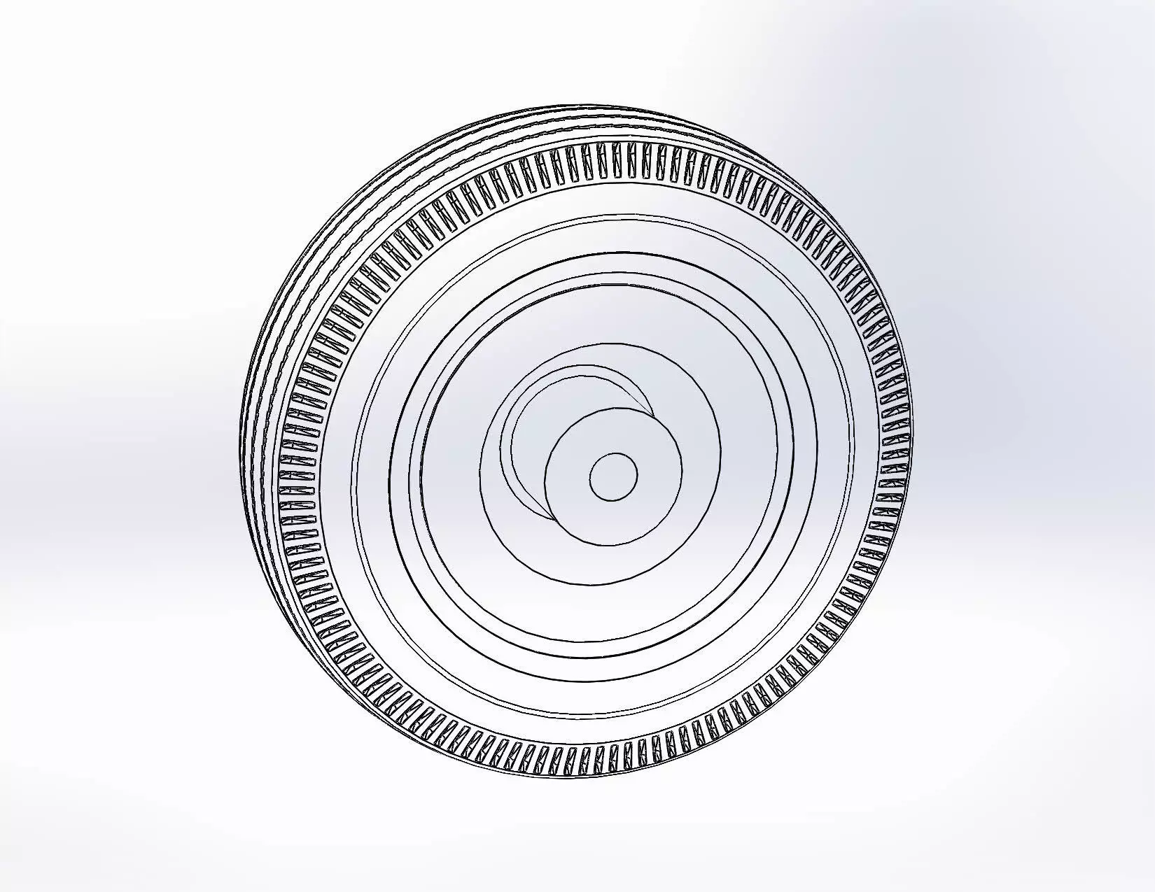 Wheel Oldsmobile Starfire 1964 for scale model 3D print model_7